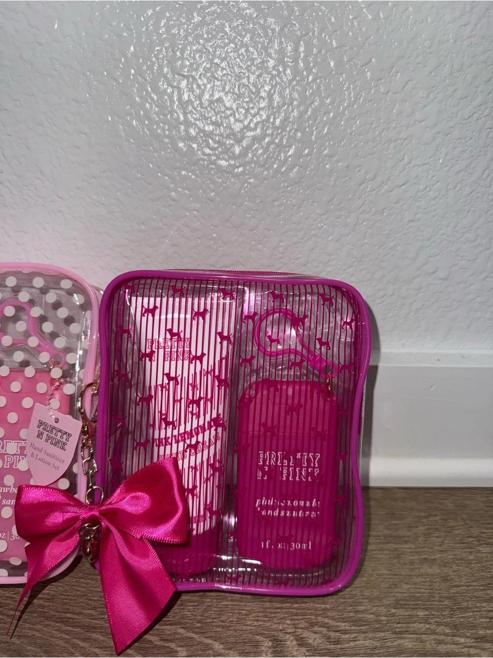 Pretty N Pink Hand Cream & Sanitizer Set Duo